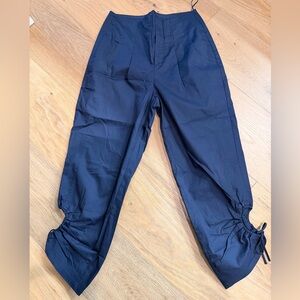 Modern Citizen Navy Wide-Leg Trousers